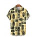 Men's Hawaiian Tiki Short Sleeve Shirt