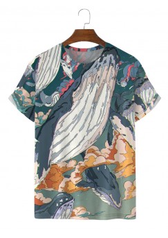 Men's Beluga Art Short Sleeve T-Shirt