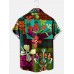 Men's Hawaiian Resort Tiki Short Sleeve Shirt